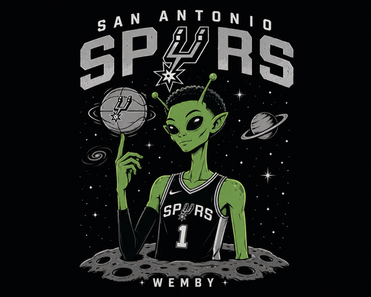 Adult Short Sleeve Alien Wembanyama T-shirt